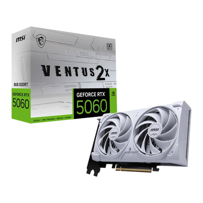 MSI GEFORCE RTX 5060 8 GB GDDR7 Blanc 912-V537-003 MSI GEFORCE RTX 5060 8 GB GDDR7 Blanc 912-V537-003