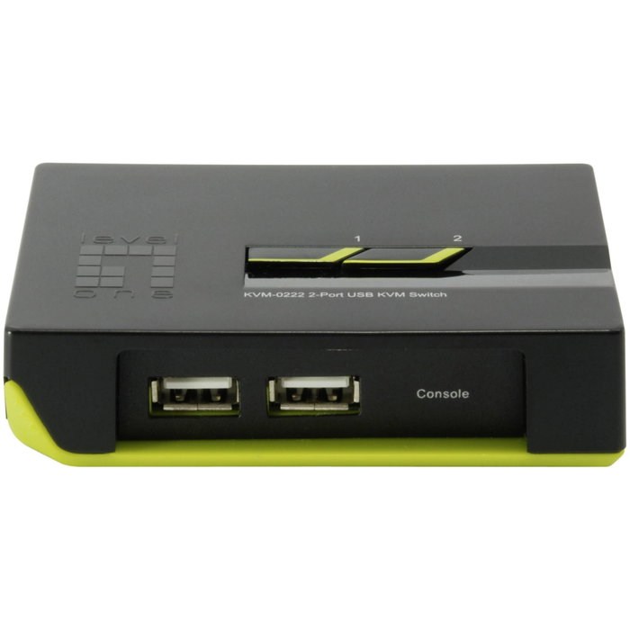 LevelOne KVM-0222 Commutateur KVM 2 ports USB LevelOne KVM-0222 Commutateur KVM 2 ports USB