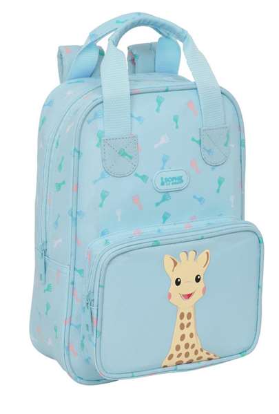 Safta Mochila Infantil Reciclée et Imperméable Sophie la Girafe Dreams 20 x 28 x 8 cm Sac à Dos Enfant - À Partir de 3 Ans