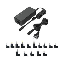 Conceptronic OZUL08B15 Chargeur Universel Portable 90W avec 15 Connecteurs pour Ordinateur Portable