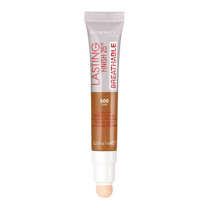 Rimmel London Lasting Finish - Correcteur crème 7 ml - Couvrance naturelle moyenne - 600 Sombre Rimmel London Lasting Finish - Correcteur crème 7 ml - Couvrance naturelle moyenne - 600 Sombre