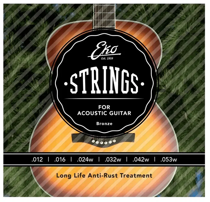EKO Jeu de cordes acoustiques Bronze 80/20 Medium 11-53