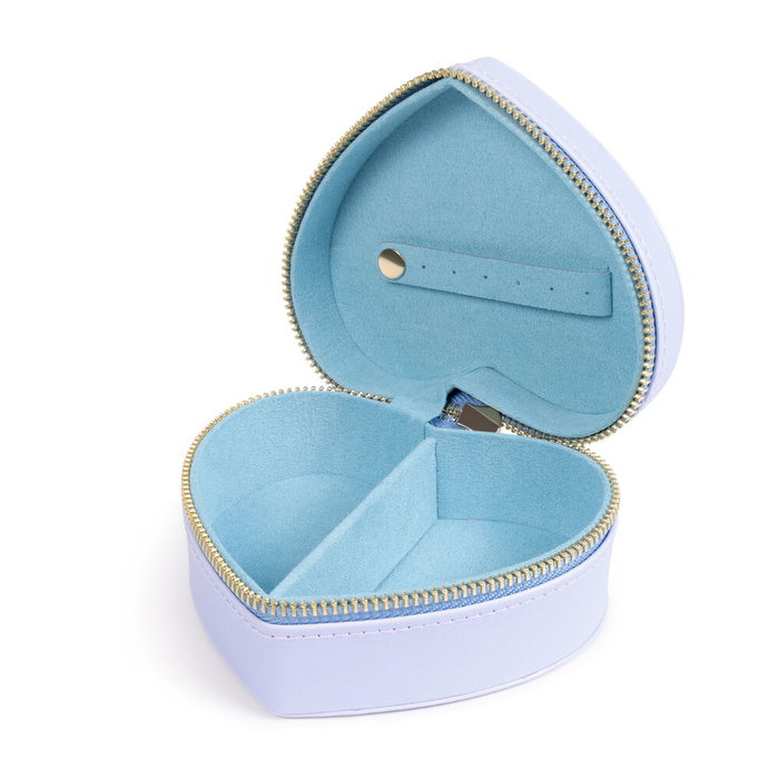 PEERS HARDY Joyero Coffret à Bijoux Coeur Zip Angel et Stitch Disney avec Compartiments, pour Voyage et Maison PEERS HARDY Joyero Coffret à Bijoux Coeur Zip Angel et Stitch Disney avec Compartiments, pour Voyage et Maison