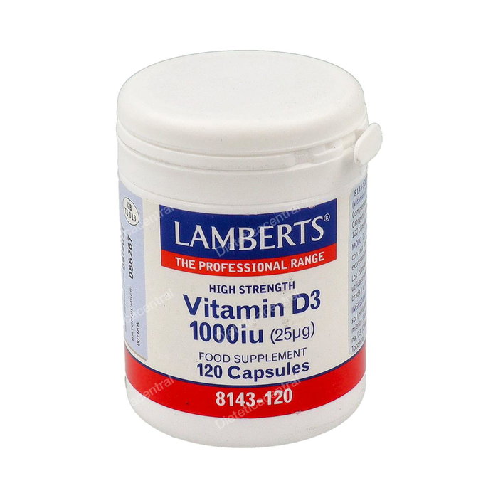 Lamberts Vitamine D3 1000 UI 120 capsules