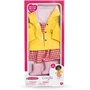 Corolle Coffret Vive la Pluie - Tenue Complète avec Ciré, Robe et Bottes pour Poupée 36 cm