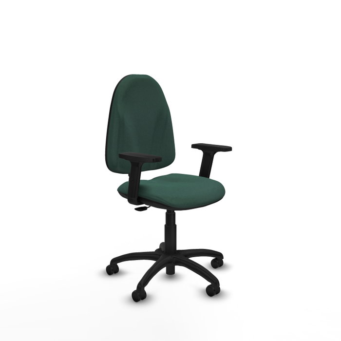 PIQUERAS Y CRESPO Chaise de bureau Algarra, Vert bouteille, Accoudoirs 2D PIQUERAS Y CRESPO Chaise de bureau Algarra, Vert bouteille, Accoudoirs 2D