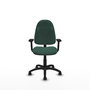PIQUERAS Y CRESPO Chaise de bureau Algarra, Vert bouteille, Accoudoirs 2D