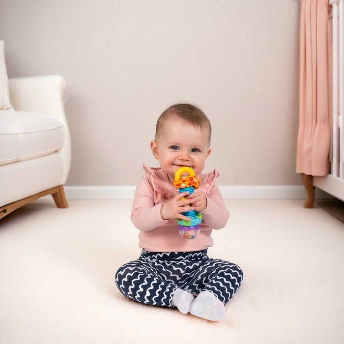 Playgro Sonajero Super Shaker 0181598 Hochet bébé dès 3 mois Multilingue (français, anglais, allemand, italien, portugais, espagnol) Playgro Sonajero Super Shaker 0181598 Hochet bébé dès 3 mois Multilingue (français, anglais, allemand, italien, portugais, espagnol)