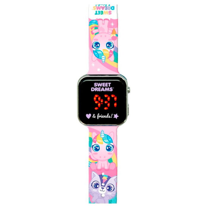 Kids Licensing Montre LED Sweet Dreams Rose Kids Licensing Montre LED Sweet Dreams Rose