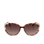 Guess GU7882 52F 135mm Lunettes de soleil femme Cat-eye Inyecté Havana foncé Verre brun dégradé
