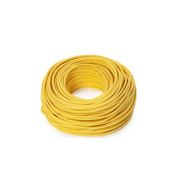 Cable Textile Rond 2x0,75mm, 1M, Noir [SKD-C275-BLACK]