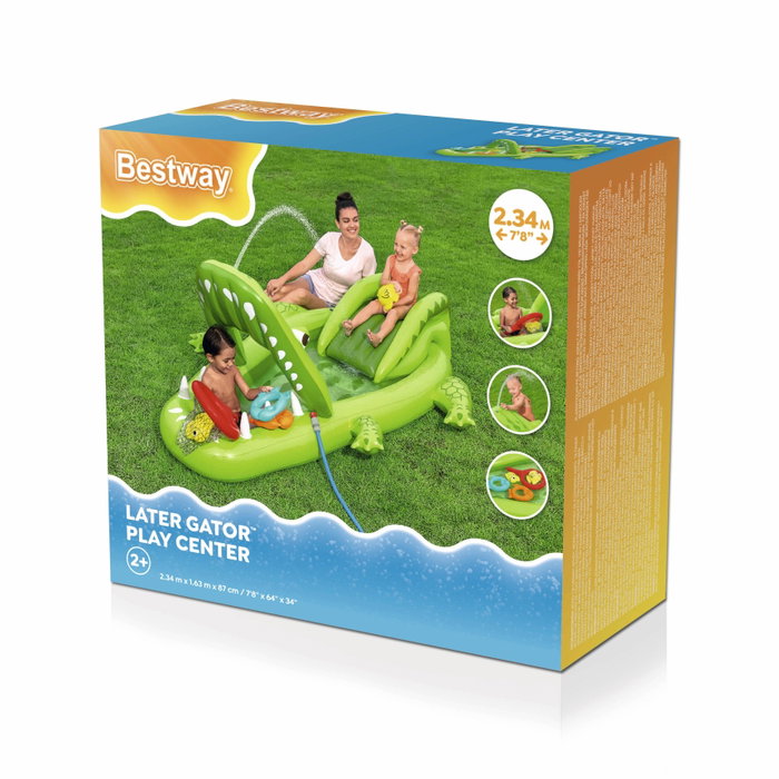 Bestway Parc de jeux gonflable Crocodile 234x163x87 cm