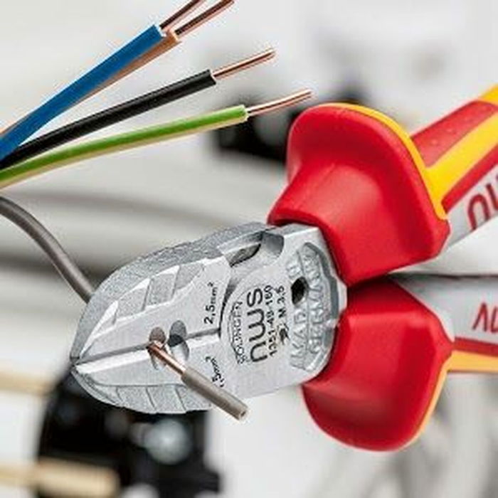 Pince coupante diagonale NWS Serie 49 VDE 2 mm 4 mm 19 cm