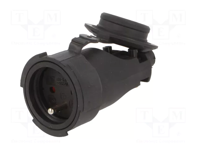 PAWBOL Connecteur d'alimentation AC femelle 16A noir