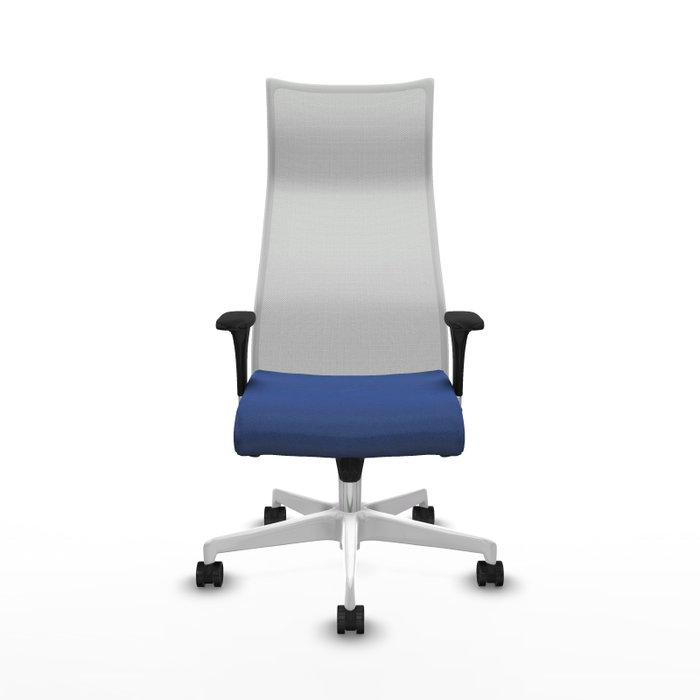 Piqueras y Crespo Chaise de Bureau Albacete XL Bleu Marine et Blanc Piqueras y Crespo Chaise de Bureau Albacete XL Bleu Marine et Blanc