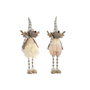 Décorations de Noël Home ESPRIT Blanc Renne 14 X 13 X 60 CM (2 Unités)