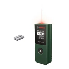 Bosch EasyDistance 20 Télémètre Laser Numérique avec Mesure jusqu'à 20 mètres, pour Mesures Intérieures et Extérieures, Précision et Facilité d'Utilisation