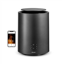 Duux DXCH09 Calefactor Threesixty 2 Smart en céramique gris - Radiateur connecté 1800W, chauffage 360°, pour pièce jusqu'à 30m²