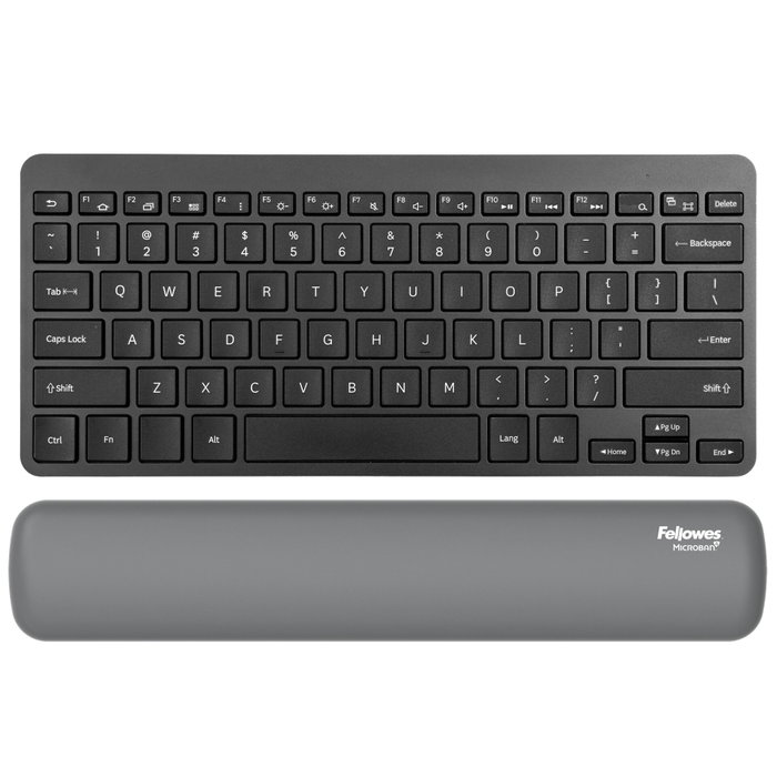 Fellowes Breyta Repose-poignet pour clavier gris 32 cm
