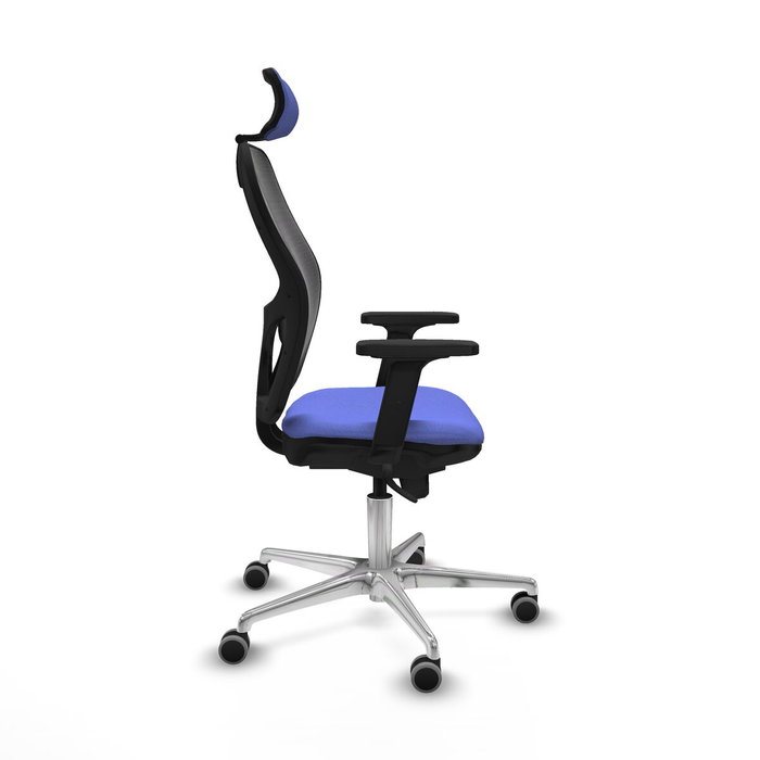 Piqueras y Crespo Chaise de Bureau avec Appui-tête Jorquera 2D086G2 Bleu clair