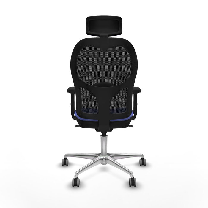 Piqueras y Crespo Chaise de Bureau avec Appui-tête Jorquera 2D086G2 Bleu clair