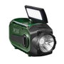 Camry CR1919 Radio de secours multifonction solaire/dynamo/USB 4000 mAh, linette LED 3W, FM/AM/SW, Bluetooth 5.0, verte