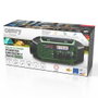 Camry CR1919 Radio de secours multifonction solaire/dynamo/USB 4000 mAh, linette LED 3W, FM/AM/SW, Bluetooth 5.0, verte
