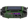 Camry CR1919 Radio de secours multifonction solaire/dynamo/USB 4000 mAh, linette LED 3W, FM/AM/SW, Bluetooth 5.0, verte
