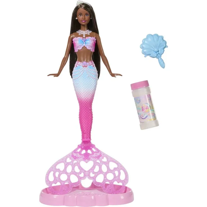 Barbie Sirène bulles magiques JNM73