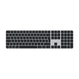 Apple Magic Keyboard Teclado Inalámbrico con Touch ID y Teclado Numérico, QWERTY Español, Conexión Bluetooth, Recargable, Negro