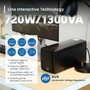 Ewent EW3997 Système d'alimentation sans interruption interactif 720 W