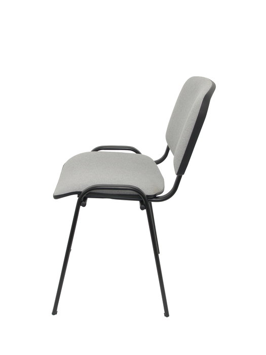 Silla Iso tapizada con Tela color Gris. Sin brazos Silla Iso tapizada con Tela color Gris. Sin brazos
