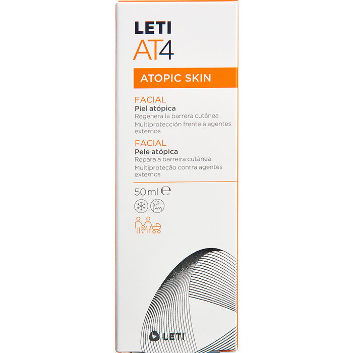 Leti Pharma LETIAT4 Crème visage pour peaux atopiques 100 ml Leti Pharma LETIAT4 Crème visage pour peaux atopiques 100 ml
