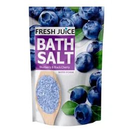 Fresh Juice Sel de bain Myrtille et Cerise Noire 500 g