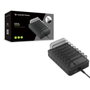 Conceptronic OZUL02B Station de charge USB PD 6 ports avec support Apple Watch, charge rapide 75W Noir