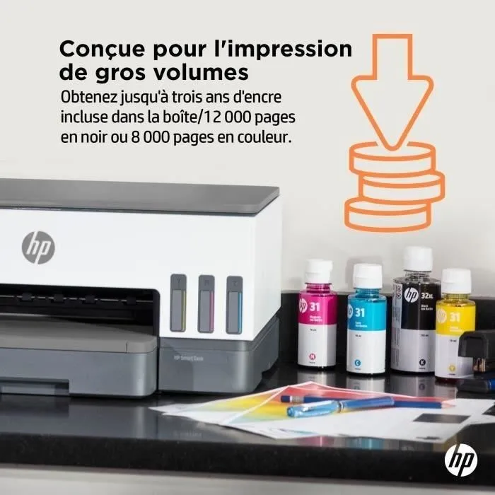HP Smart Tank 7005 - Imprimante tout-en-un couleur à réservoir d'encre, Impression, Copie, Jet d'encre thermique, 4800 x 1200 DPI HP Smart Tank 7005 - Imprimante tout-en-un couleur à réservoir d'encre, Impression, Copie, Jet d'encre thermique, 4800 x 1200 DPI