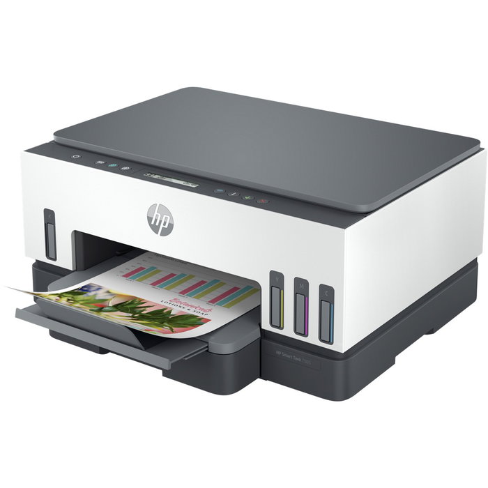 HP Smart Tank 7005 Multifonction Jet d'Encre Couleur A4 Recto-Verso Wi-Fi Bluetooth Écran LCD