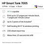 HP Smart Tank 7005 Imprimante tout-en-un couleur avec réservoir d'encre