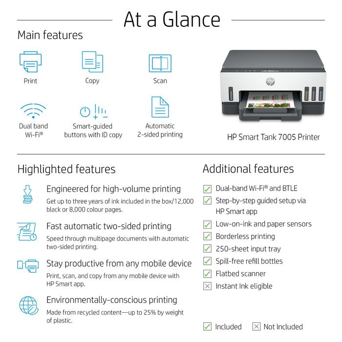 HP Smart Tank 7005
