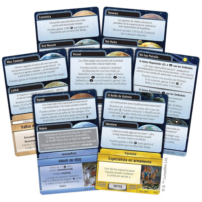Asmodee Jeu de Société Star Wars: Le Bord Extérieur – Aventure Stratégique pour 1 à 4 Joueurs, Durée 2-3 Heures, 14 Ans et + Asmodee Jeu de Société Star Wars: Le Bord Extérieur – Aventure Stratégique pour 1 à 4 Joueurs, Durée 2-3 Heures, 14 Ans et +
