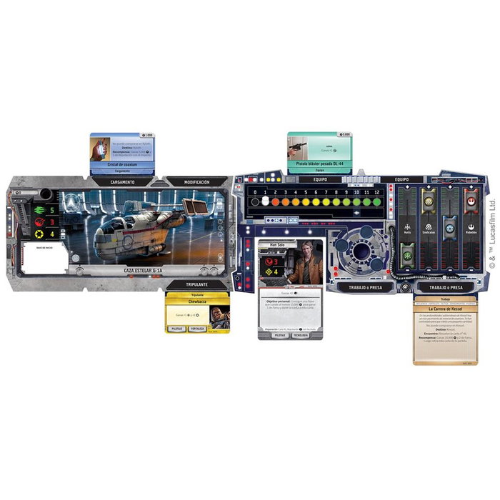 Asmodee Jeu de Société Star Wars: Le Bord Extérieur – Aventure Stratégique pour 1 à 4 Joueurs, Durée 2-3 Heures, 14 Ans et + Asmodee Jeu de Société Star Wars: Le Bord Extérieur – Aventure Stratégique pour 1 à 4 Joueurs, Durée 2-3 Heures, 14 Ans et +