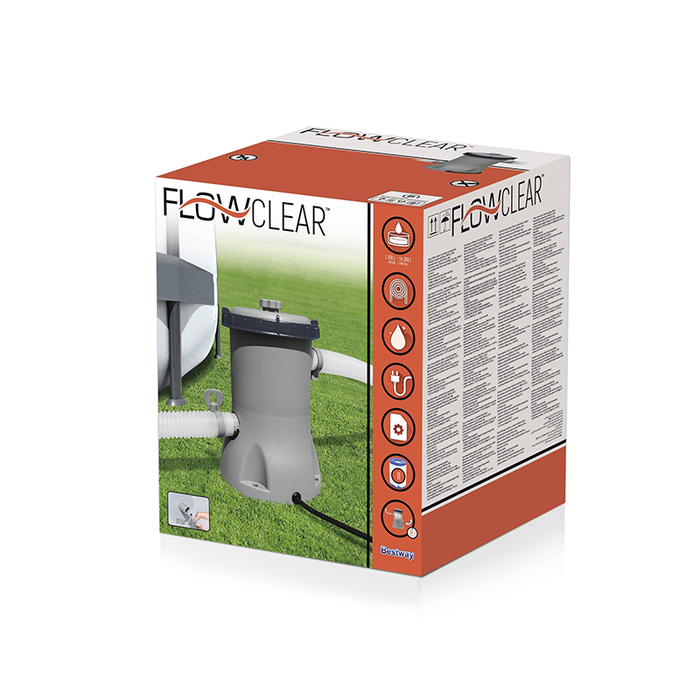 Bestway 58383 Filtreur de Piscine 2006 L/h avec Cartouche Type 2
