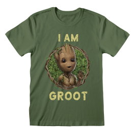 Marvel T-shirt à manches courtes Marvel Badge Vert Unisexe L