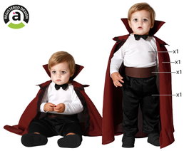 Atosa Déguisement Vampire Classique avec Cape et Accessoires pour Bébé Garçon