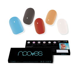 Nooves Feuilles à Ongles Gel Premium Glam Melody, 20 Unités