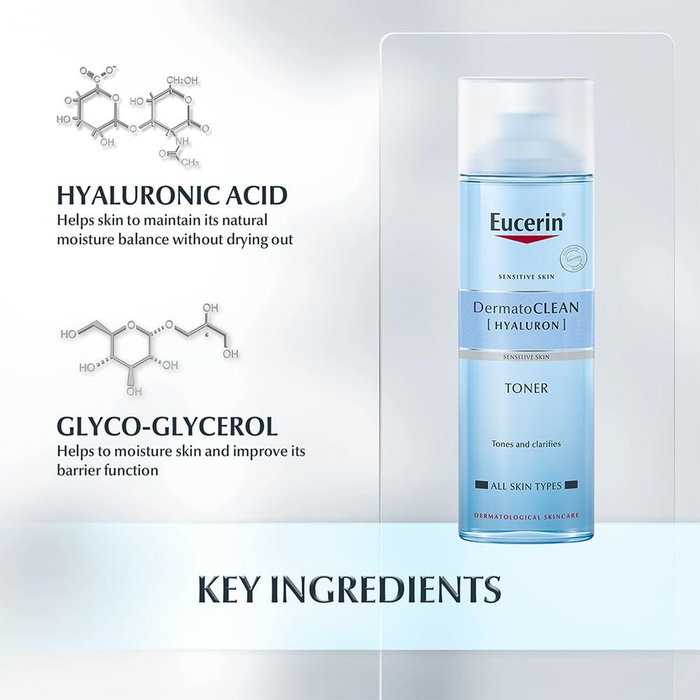 Eucerin DERMATOCLEAN Lotion tonique pour le visage 200 ml Eucerin DERMATOCLEAN Lotion tonique pour le visage 200 ml