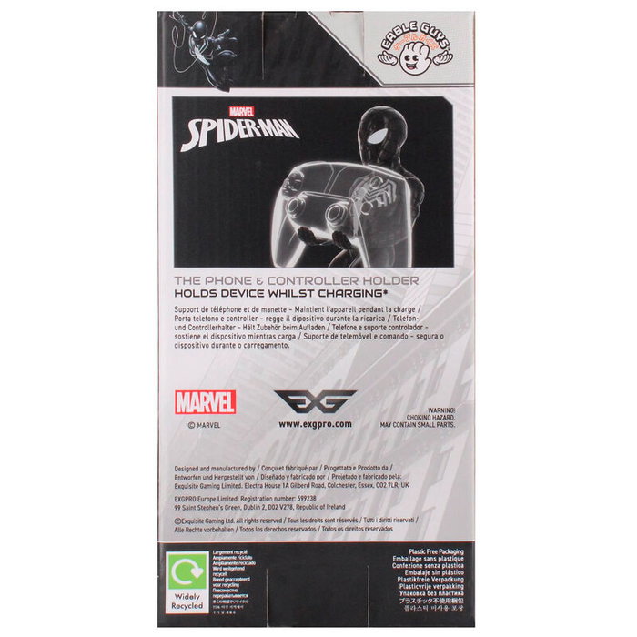 Cable Guy Support de Charge Figure Symbiote Spider-Man Marvel 21cm pour Manette PS5, Xbox, iPhone - Compatible avec la Majorité des Smartphones