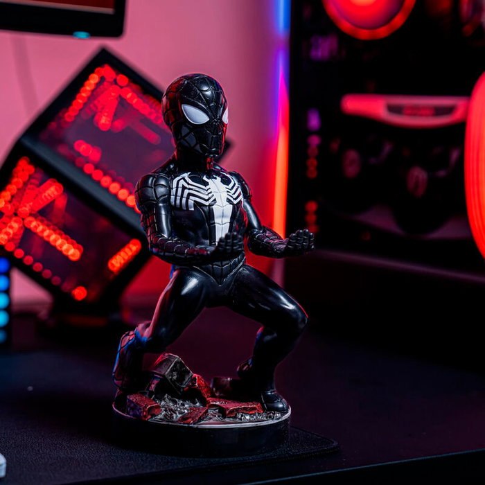 Cable Guy Support de Charge Figure Symbiote Spider-Man Marvel 21cm pour Manette PS5, Xbox, iPhone - Compatible avec la Majorité des Smartphones