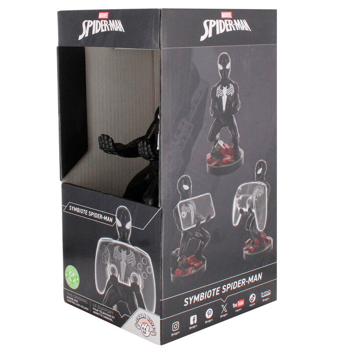 Cable Guy Support de Charge Figure Symbiote Spider-Man Marvel 21cm pour Manette PS5, Xbox, iPhone - Compatible avec la Majorité des Smartphones