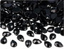 Innspiro Gemmes décoratives acryliques goutte noir opaque 10x14mm 1000u. Approx.